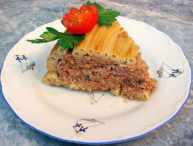 Timbale mięsne z pieczarkami przepis ze zdjęciami krok po kroku