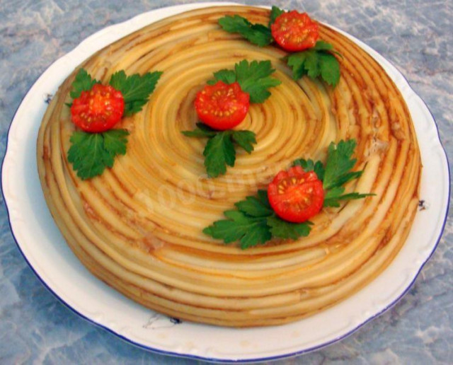 Timbale mięsne z pieczarkami przepis ze zdjęciami krok po kroku