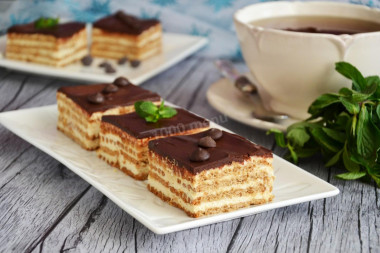 Tort twarogowy z herbatnikami przepis ze zdjęciami krok po kroku i wideo