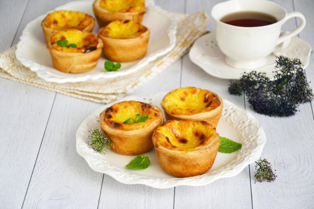 Portugalskie ciastka pastéis de nata przepis ze zdjęciami krok po kroku i wideo