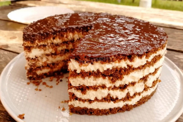Tort z sucharków bez pieczenia przepis ze zdjęciami krok po kroku