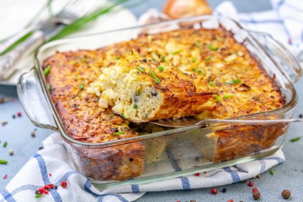 Kugel ziemniaczany z mięsem mielonym-prosty i pyszny przepis, jak zrobić krok po kroku