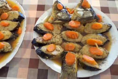 Ryba faszerowana po żydowsku przepis ze zdjęciami krok po kroku i wideo