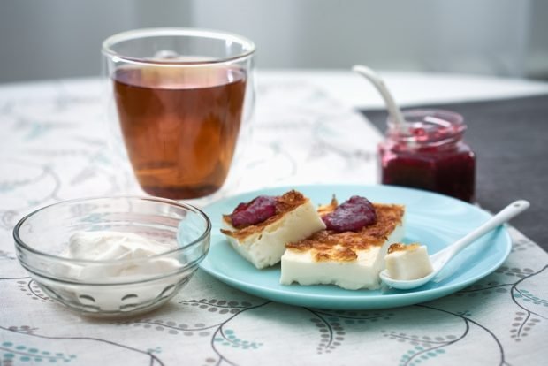 Zapiekanka z twarogu na śniadanie