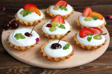 Koszyczki z kruchego ciasta z nadzieniem przepis ze zdjęciami krok po kroku