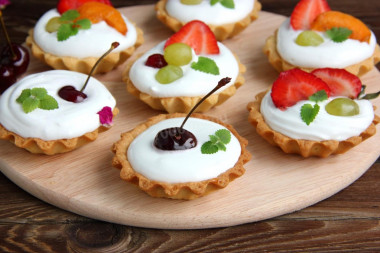 Koszyczki z kruchego ciasta z nadzieniem przepis ze zdjęciami krok po kroku