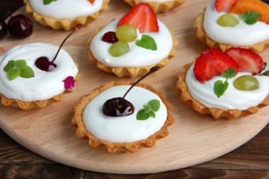 Koszyczki z kruchego ciasta z nadzieniem przepis ze zdjęciami krok po kroku
