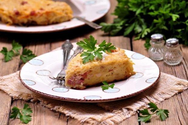 Zapiekanka ziemniaczana z bekonem i serem w powolnej kuchence