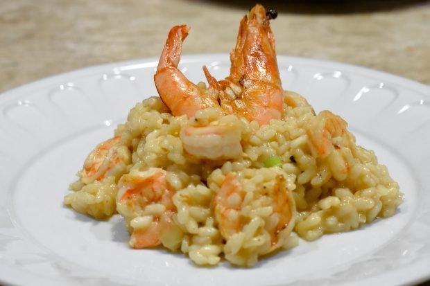 Risotto z krewetkami