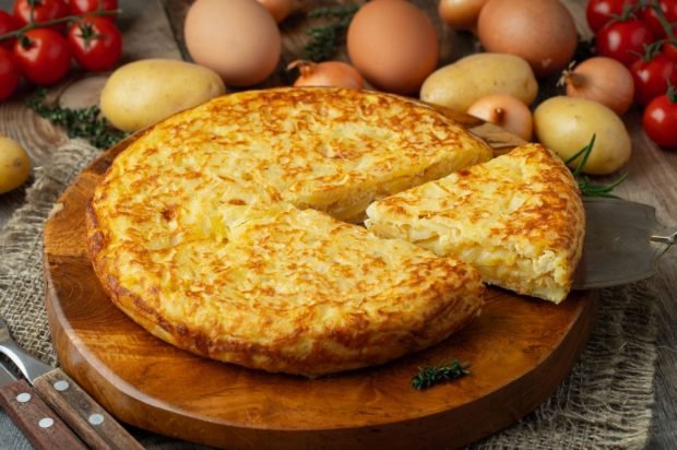 Hiszpański omlet w powolnej kuchence