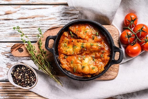 Tilapia w pomidorach w piekarniku-prosty i pyszny przepis, jak gotować krok po kroku