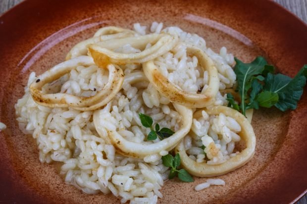 Risotto z kalmarami