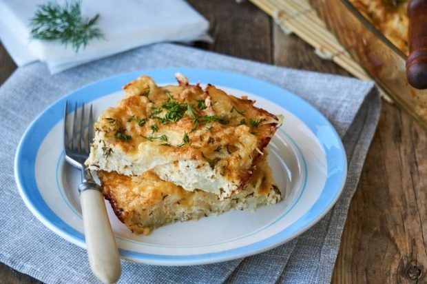 Zapiekanka z kalafiora i sera-prosty i pyszny przepis na gotowanie krok po kroku