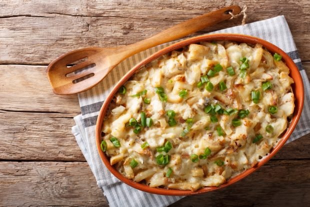 Casserole z dorszem w piekarniku-prosty i pyszny przepis, jak gotować krok po kroku