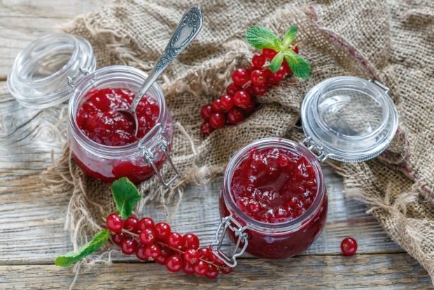 Dżem z czerwonej porzeczki z gałązkami-prosty i smaczny przepis, jak gotować krok po kroku