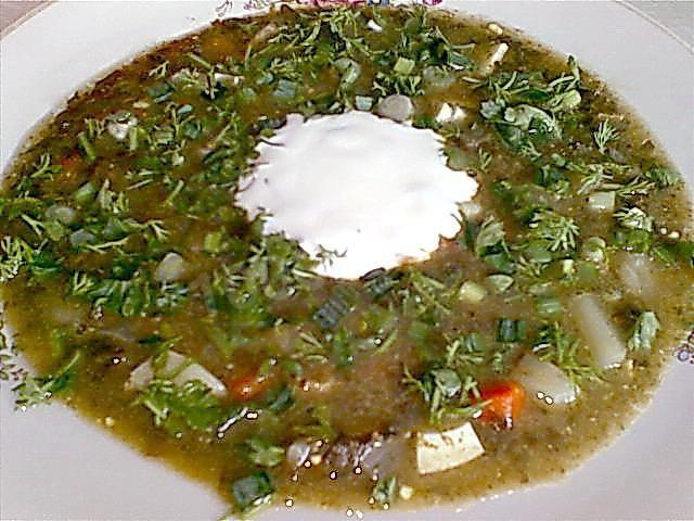 Zupa szczawiowa z wieprzowiną i jajkami przepis ze zdjęciami krok po kroku