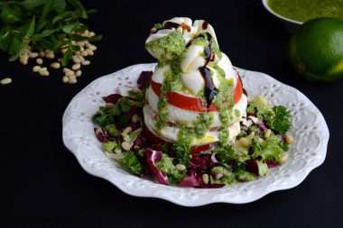Caprese z burratą i pesto przepis ze zdjęciami krok po kroku i wideo