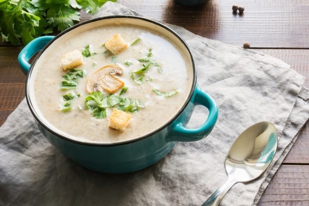 Zupa grzybowa puree z kolendrą-prosty i pyszny przepis, jak zrobić krok po kroku