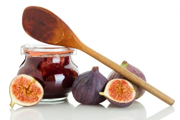 Cały dżem ze świeżych fig