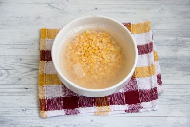 Puree z zupy grochowej: zdjęcie przygotowania przepisu, krok 1