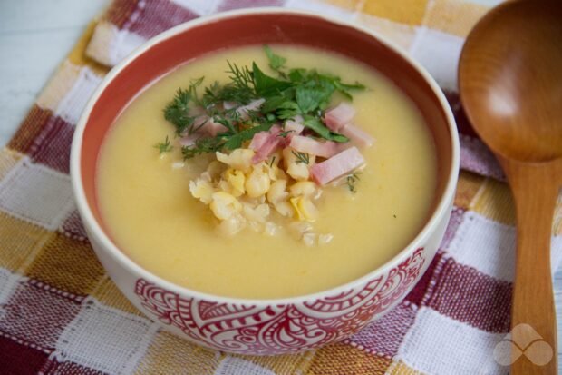 Puree z zupy grochowej-prosty i pyszny przepis ze zdjęciem (krok po kroku)