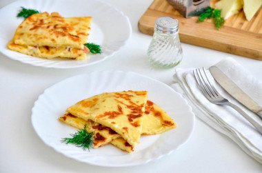 Leniwe chaczapuri z serem z patelni na kefirze przepis ze zdjęciami krok po kroku i wideo