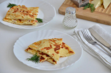 Leniwe chaczapuri z serem z patelni na kefirze przepis ze zdjęciami krok po kroku i wideo