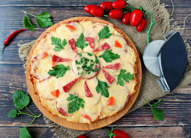 Pizza z cukinii na patelni przepis ze zdjęciami krok po kroku i wideo