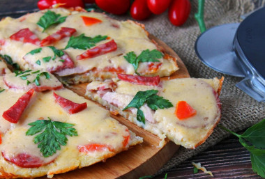 Pizza z cukinii na patelni przepis ze zdjęciami krok po kroku i wideo