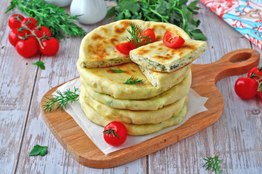 Placki z serem na kefirze z patelni przepis ze zdjęciami krok po kroku i wideo