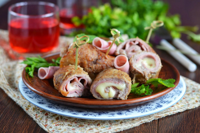 Klasyczne cordon bleu z szynką i serem przepis ze zdjęciami krok po kroku i wideo