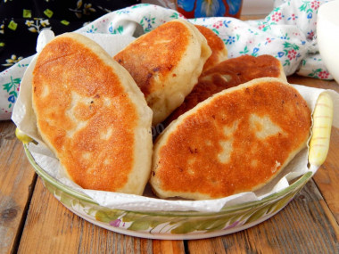 Pierożki z patelni bez kefiru przepis ze zdjęciami krok po kroku