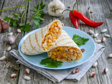 Burrito podsmażane na patelni przepis ze zdjęciami krok po kroku i wideo